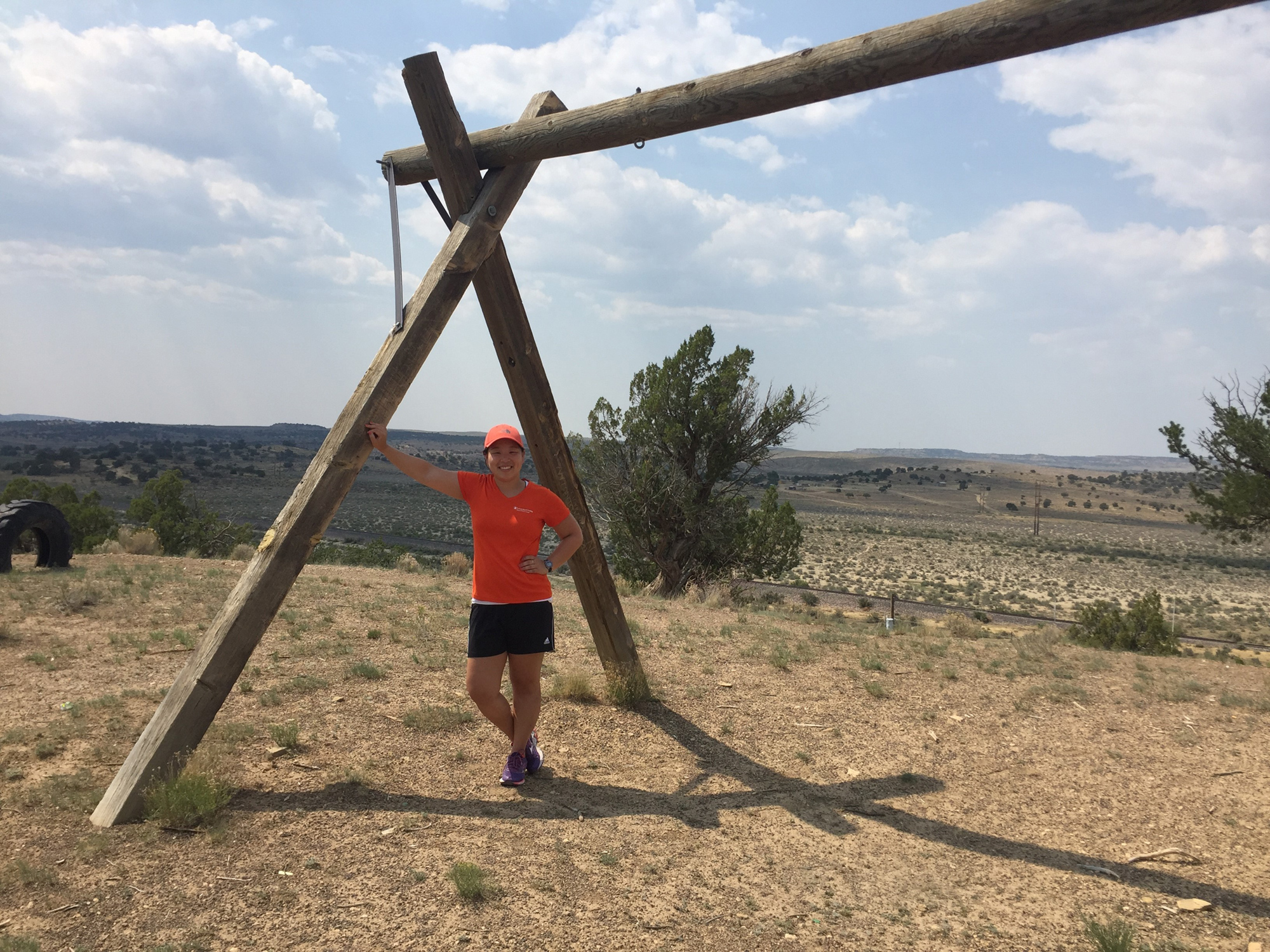 Amy at Navajo Nation Wellness Camp