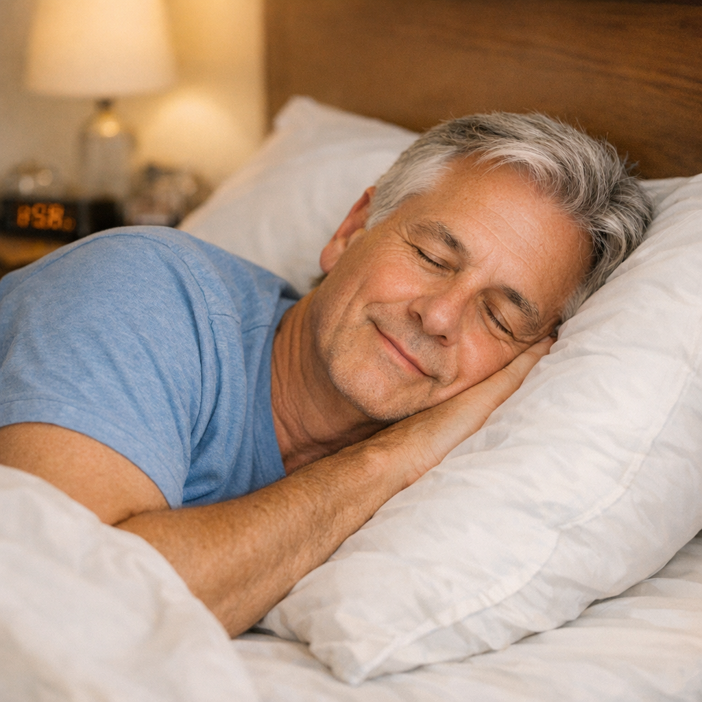 man sleeping